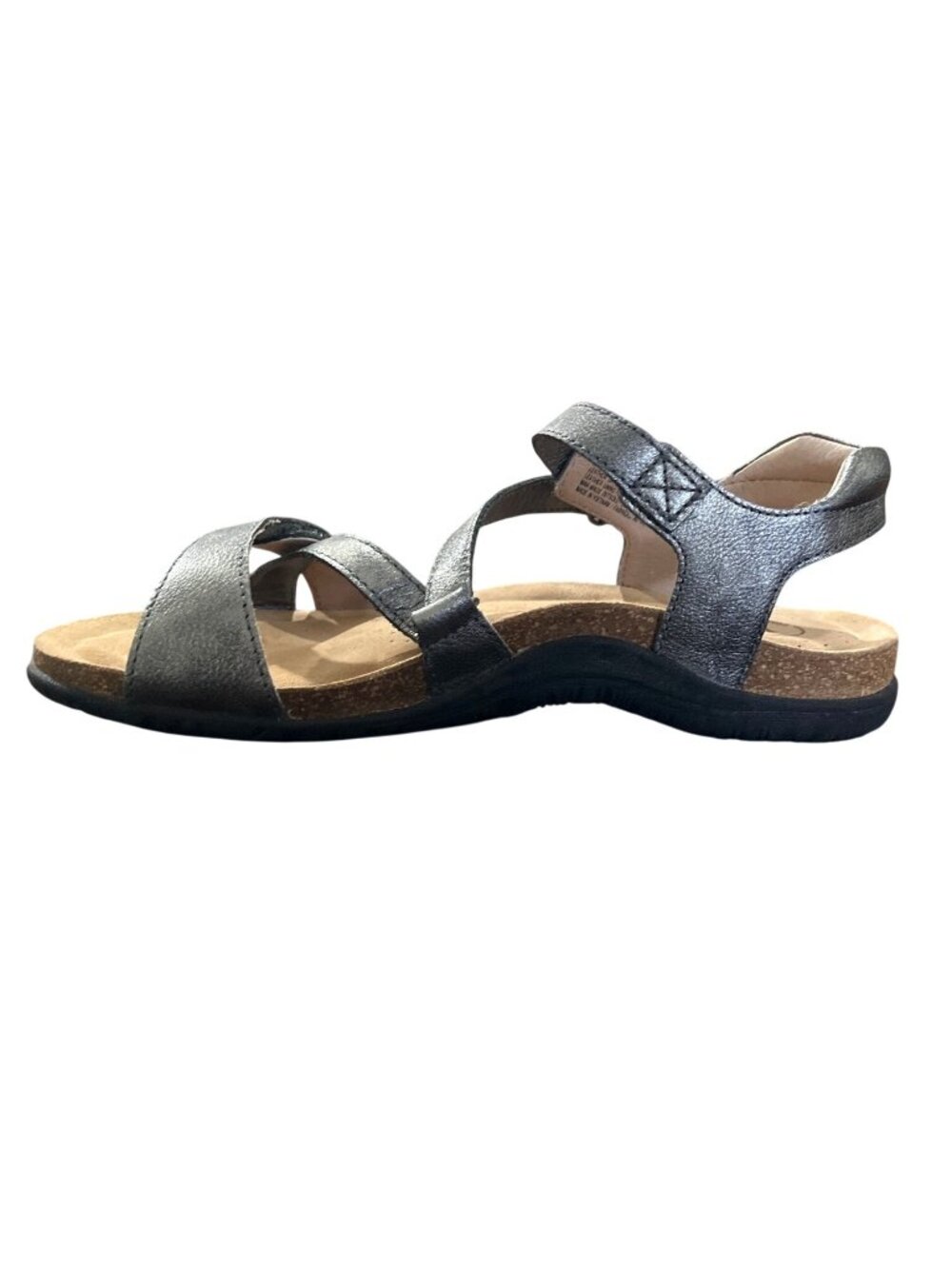 Taos Footwear Womens Size 6 Sandals Grand Z Leather GRZ13978 Pewter - Picture 5 of 10
